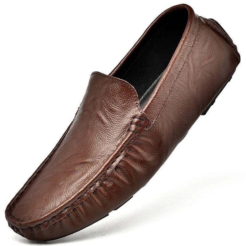 Yan Loafer Fritidsskor För Män - Kaffe