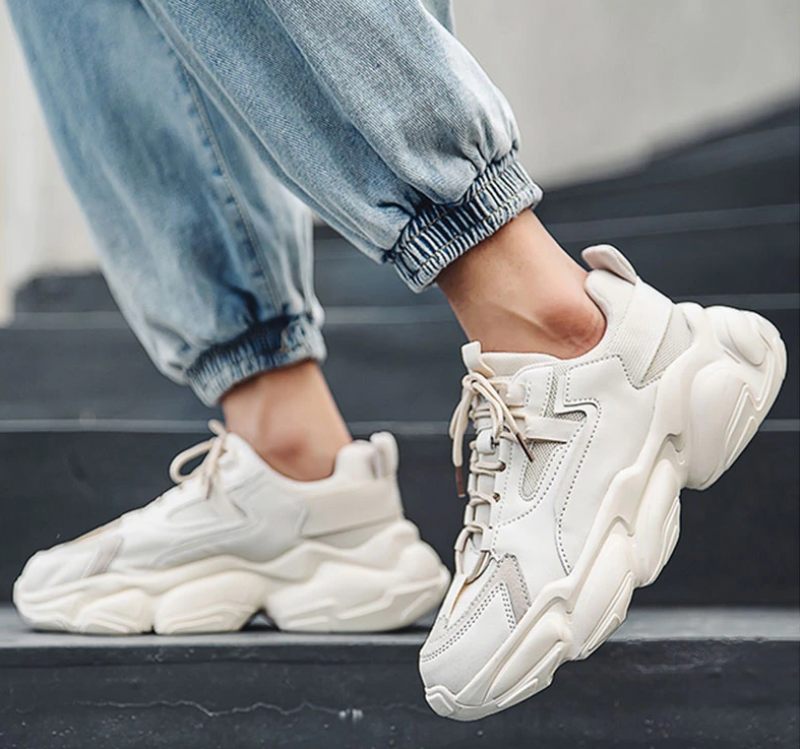 Yang Casual Sneakers För Män - Vit