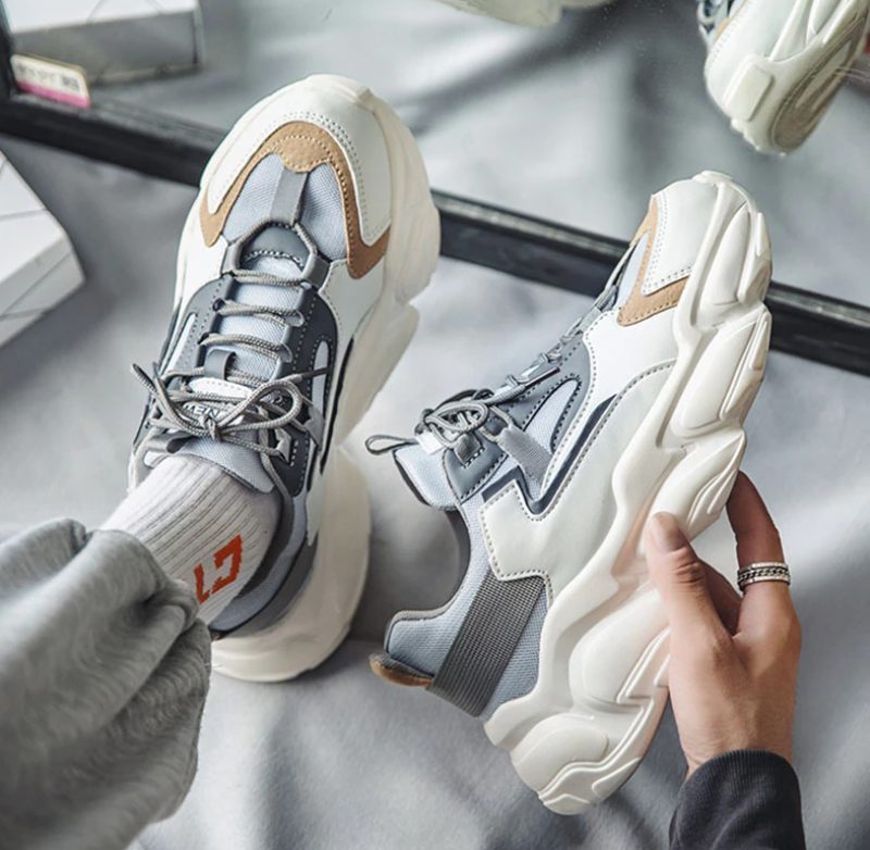 Yang Casual Sneakers För Män - Vit