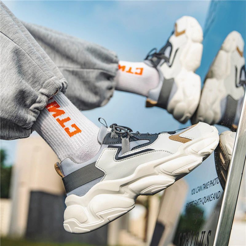 Yang Casual Sneakers För Män - Vit