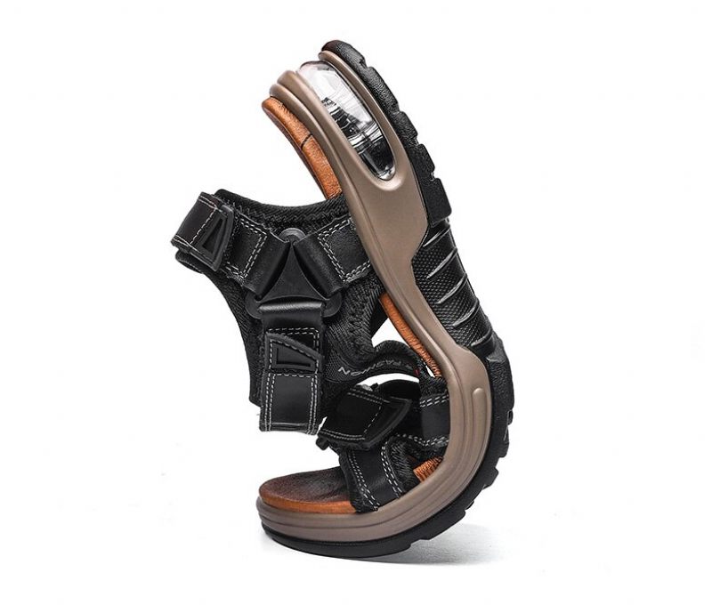 Yeimi Casual Sandal För Män - Svart