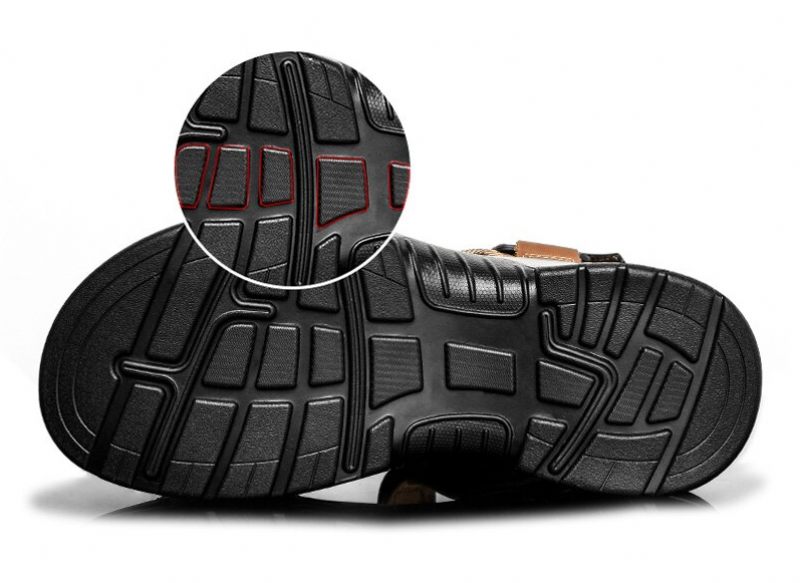 Yeimi Casual Sandal För Män - Svart