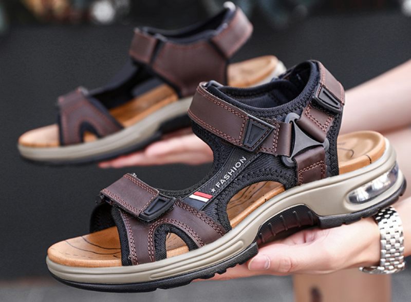 Yeimi Casual Sandal För Män - Svart