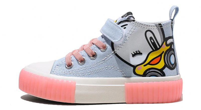Yenni Höga Sneakers För Flickor - Blå