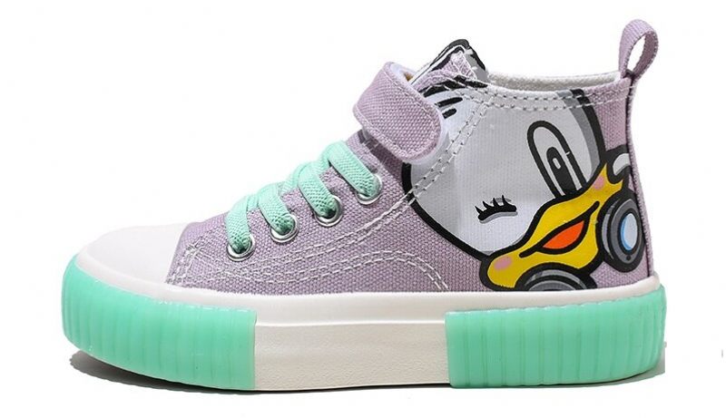 Yenni Höga Sneakers För Flickor - Blå
