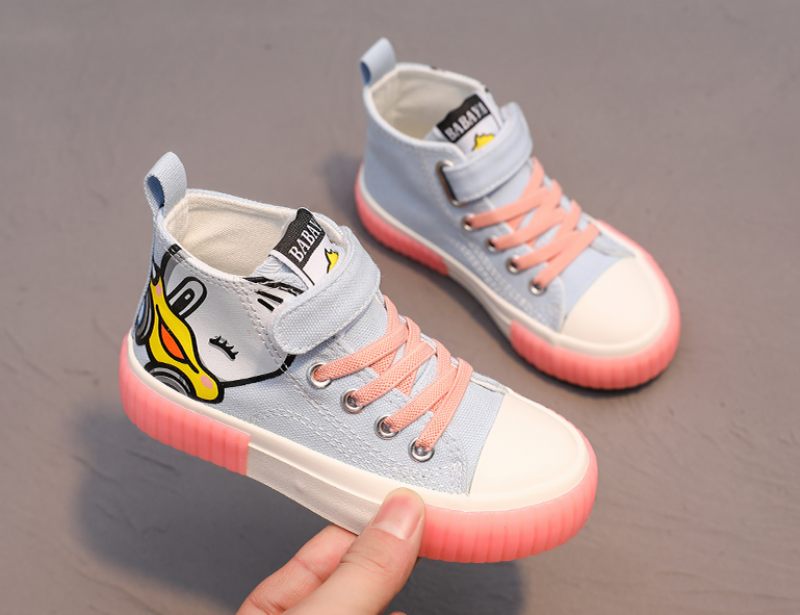 Yenni Höga Sneakers För Flickor - Blå