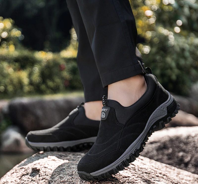 Yeray Slip-ons Skor För Män - Grå
