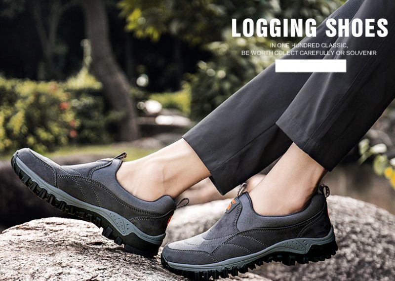 Yeray Slip-ons Skor För Män - Grå