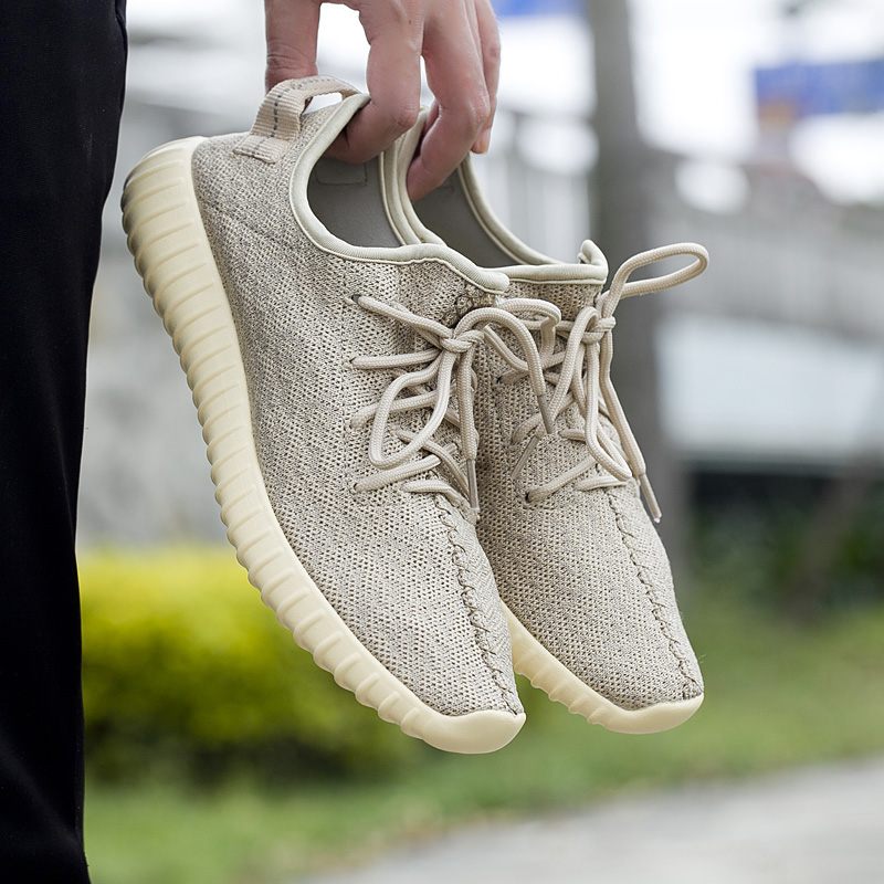 Yezy Sneaker I Mesh Som Andas För Män - Svart
