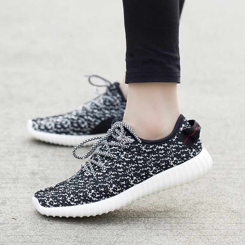 Yezy Sneaker I Mesh Som Andas För Män - Svart