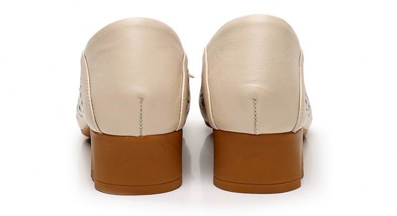 Yisney Casual Pumps För Kvinnor - Beige