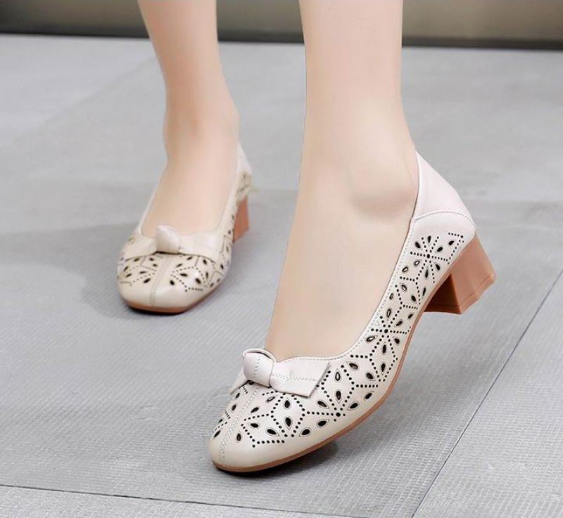 Yisney Casual Pumps För Kvinnor - Beige