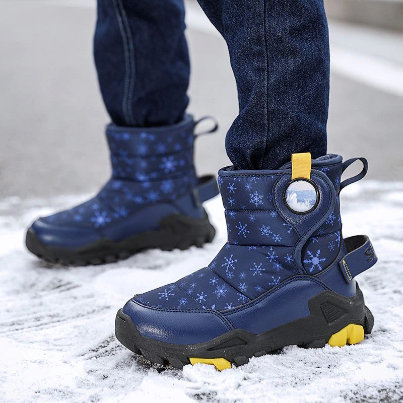 Ylai Pojkars Snöstövel - Blå
