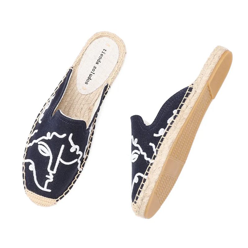 Yolanda Espadrillor För Damer - Marinblå