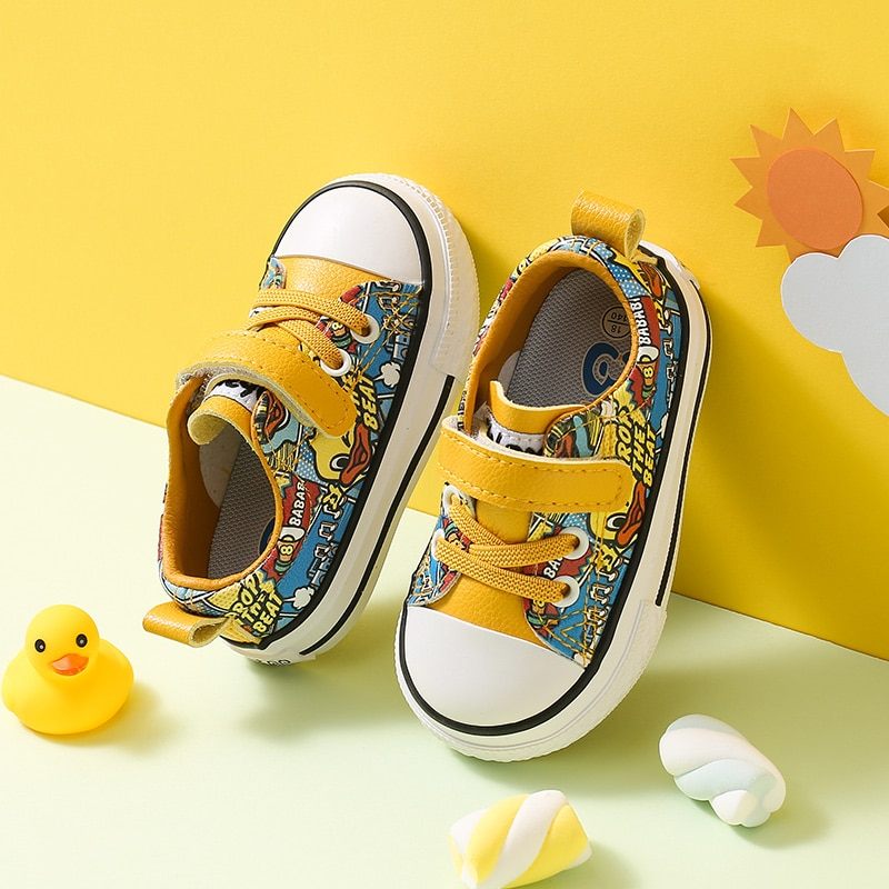York Unisex Casual Sneaker För Barn - Gul
