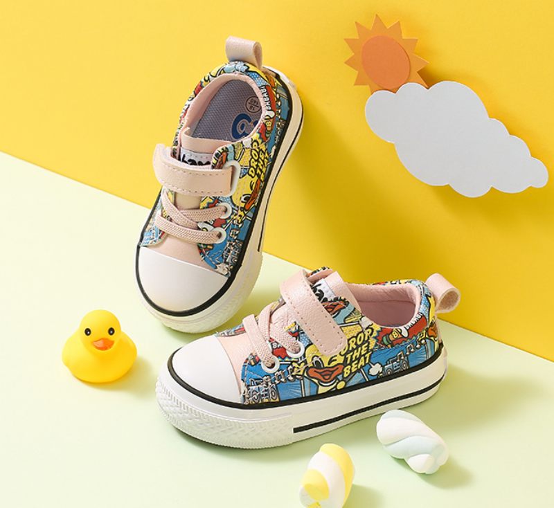 York Unisex Casual Sneaker För Barn - Gul