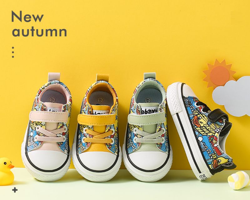 York Unisex Casual Sneaker För Barn - Gul
