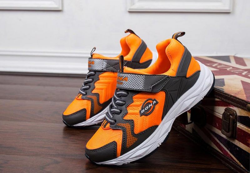 Yorman Pojkar Casual Sneakers - Orange