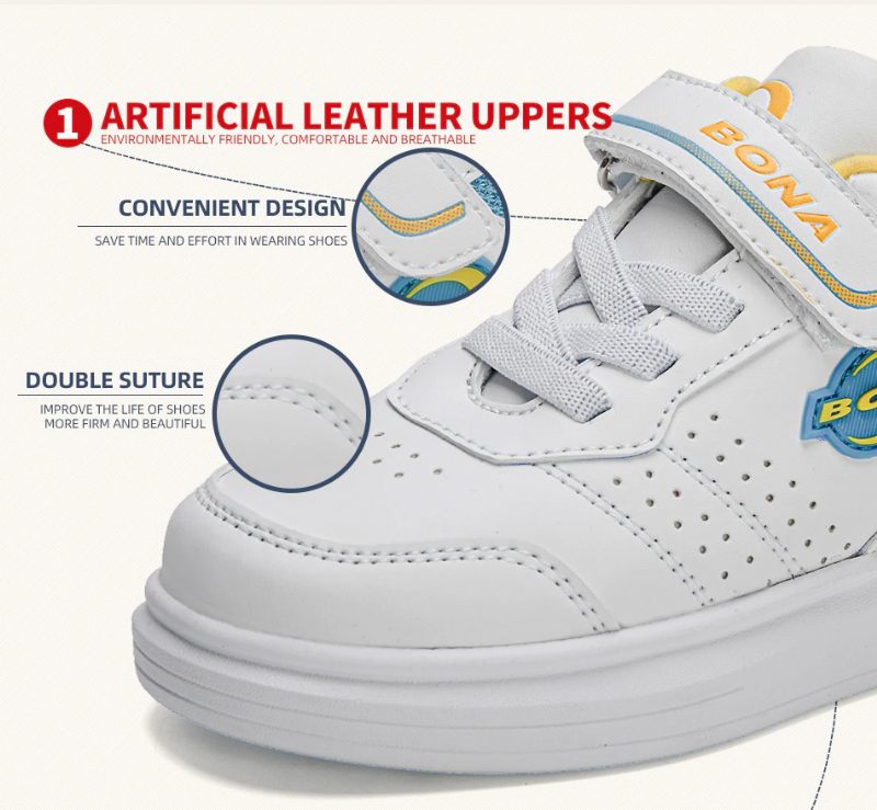Yormand Fashion Sneaker För Pojkar - Vit