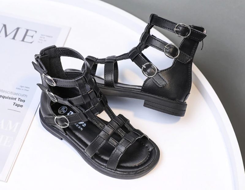 Yuri Gladiatorsandaler För Flickor - Beige