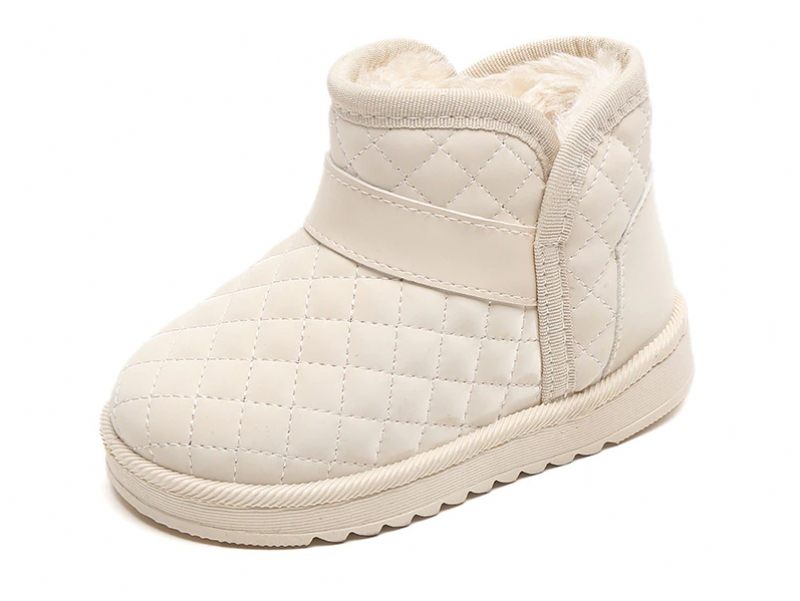 Yuridia Flickors Snöstövlar - Beige päls