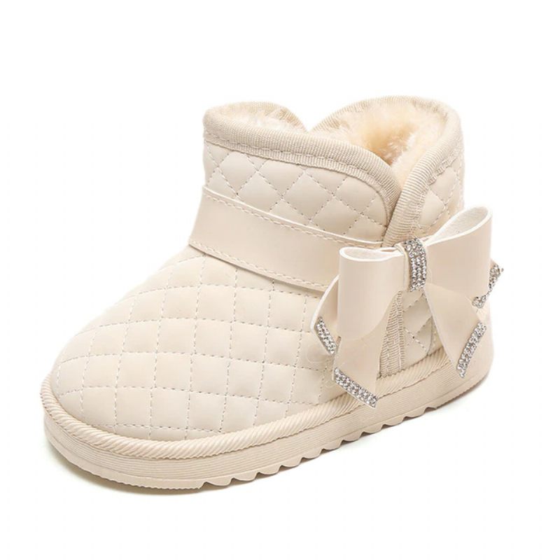 Yuridia Flickors Snöstövlar - Beige päls