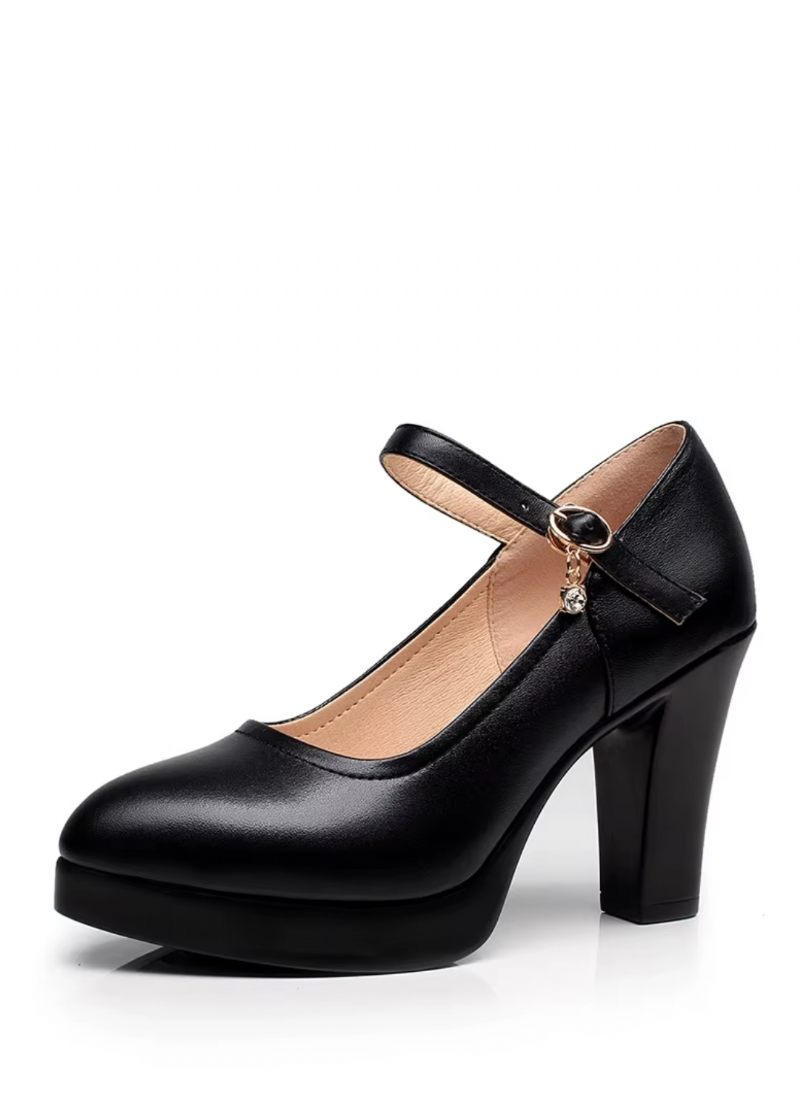 Zalma Kvinnor Casual Almond Toe Pumps
