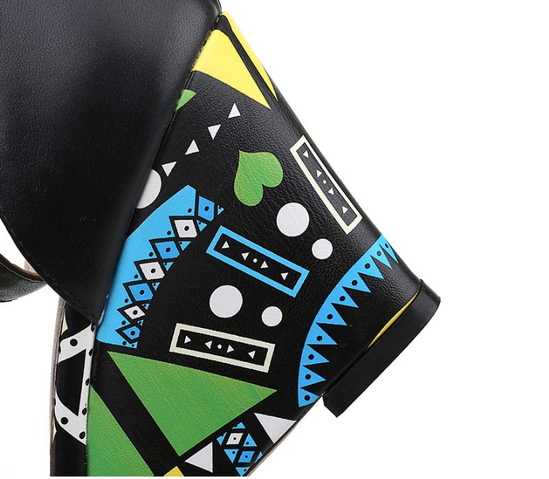 Zambia Wedges - Röd 7cm