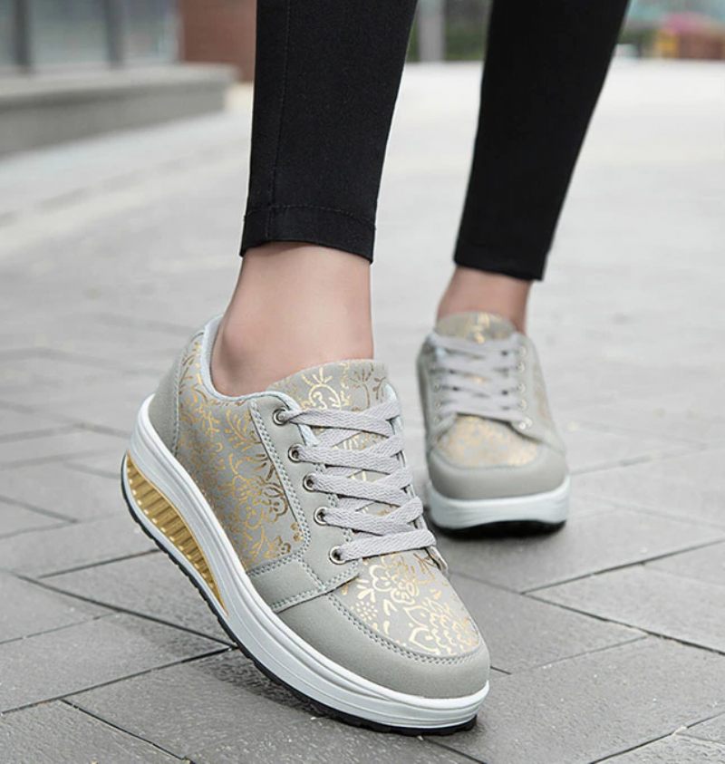 Zandia Walking Platform Sneaker För Kvinnor - Grå