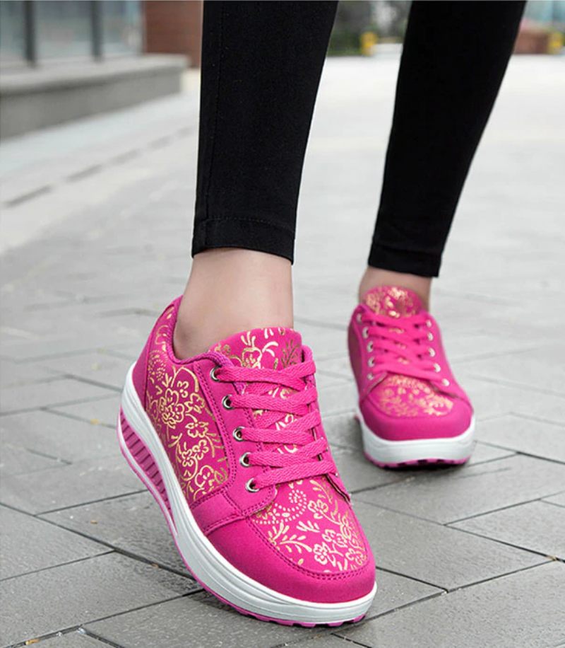 Zandia Walking Platform Sneaker För Kvinnor - Grå