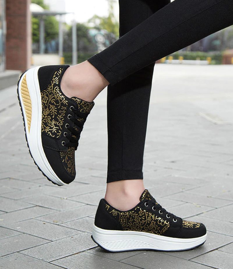 Zandia Walking Platform Sneaker För Kvinnor - Grå