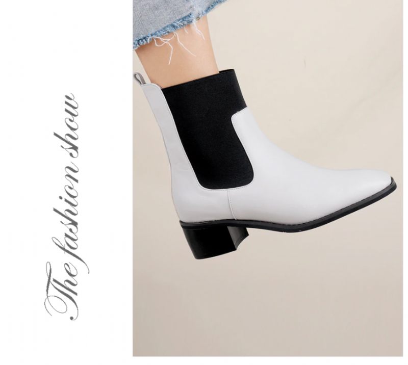 Zegnini Boots Ankelhöjd - Vit