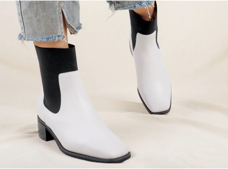 Zegnini Boots Ankelhöjd - Vit
