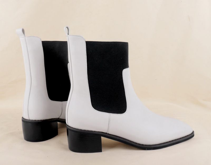Zegnini Boots Ankelhöjd - Vit