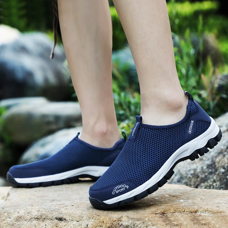Zeki Slip-on Sneaker För Män - Blå