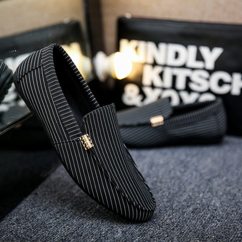 Zelda Loafers För Män Casual Skor - Svart