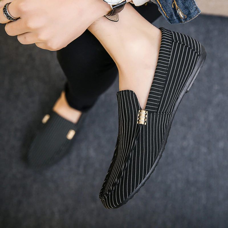 Zelda Loafers För Män Casual Skor - Svart