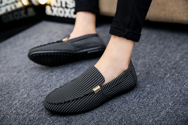 Zelda Loafers För Män Casual Skor - Svart