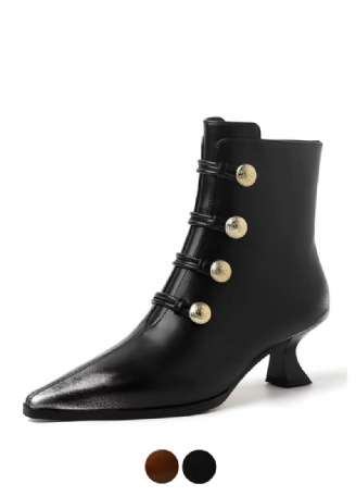 Zenia Damklänning Med Dragkedja Ankelboots