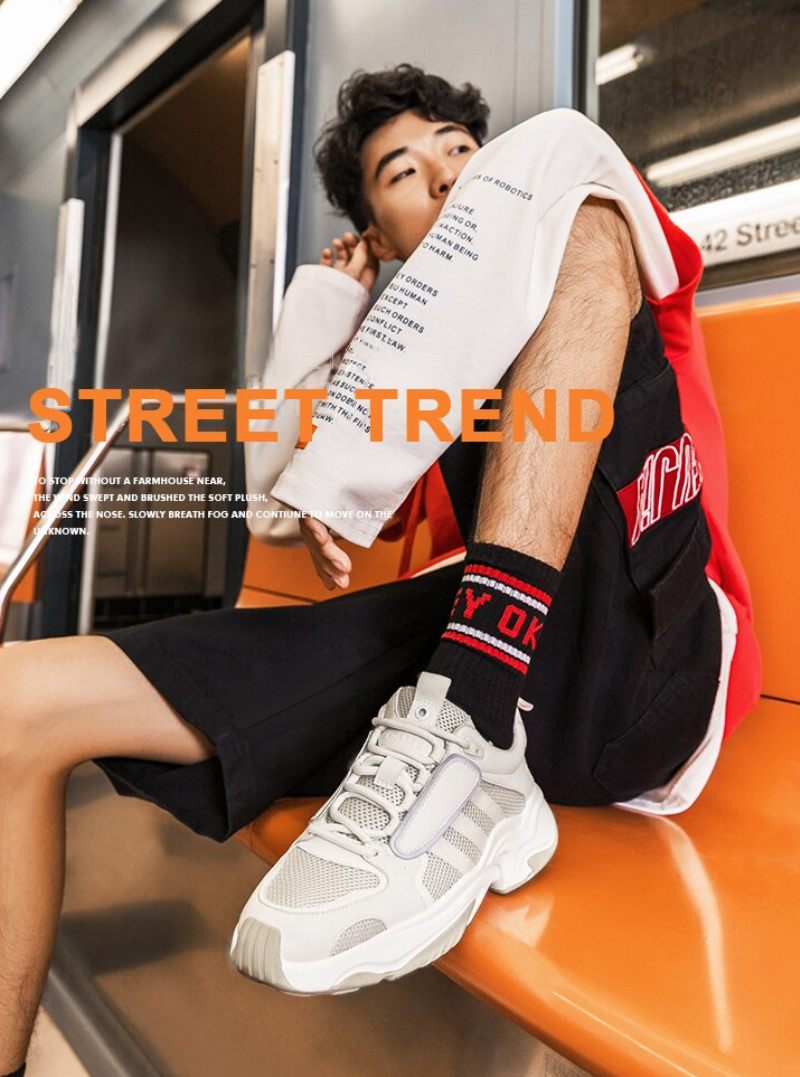 Zeraffin Modesneakers För Män - Vit