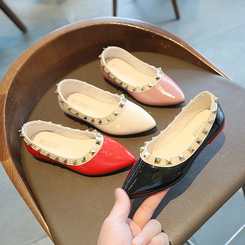 Zulem Platta Flickskor - Beige