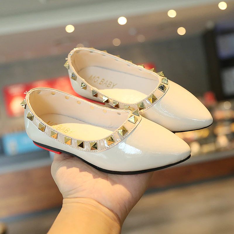Zulem Platta Flickskor - Beige