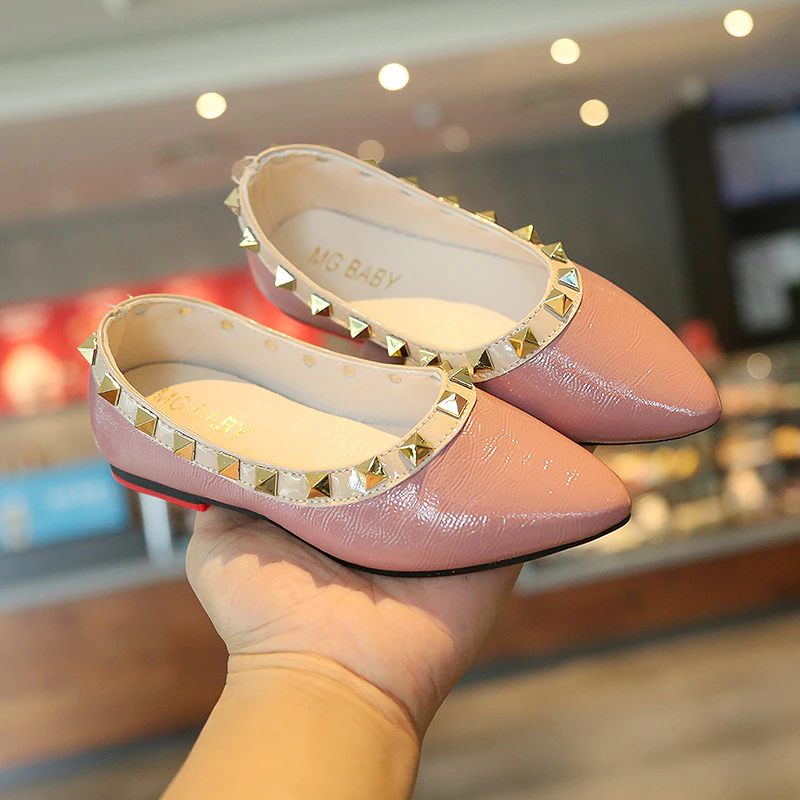 Zulem Platta Flickskor - Beige