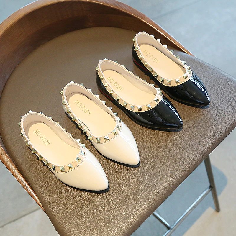 Zulem Platta Flickskor - Beige